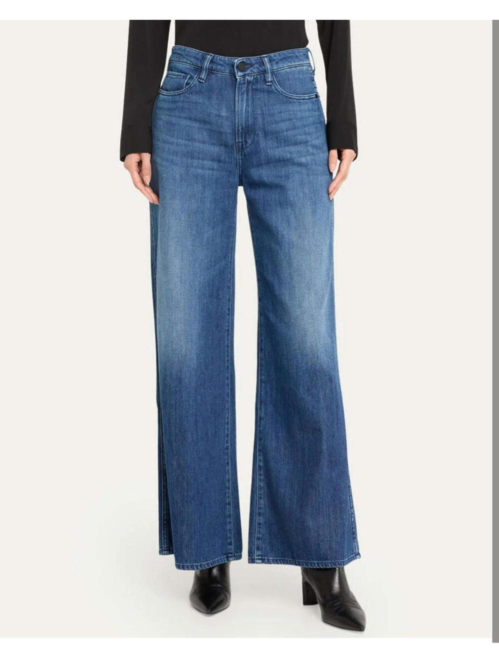 3X1 The Kat Wide Leg Jeans in Bright Night, $290 NWT, Size 27, Revolve, #53
